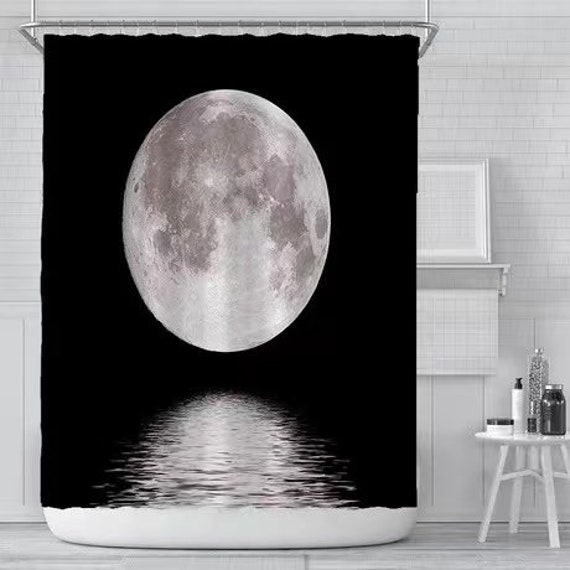 Moon shower curtain outlet