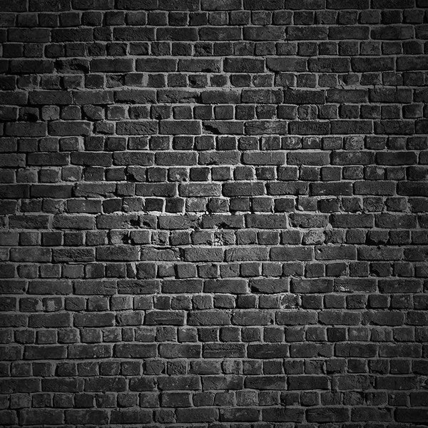 Custom Backdrop Black Brick Wall Photography Backdrop Brick Backdrop Vintage Theme Stone Brick Background For Birthday Party Decor
