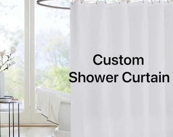 Two white puppies Shower Curtain Bathroom Curtain 12 Hooks 70in 