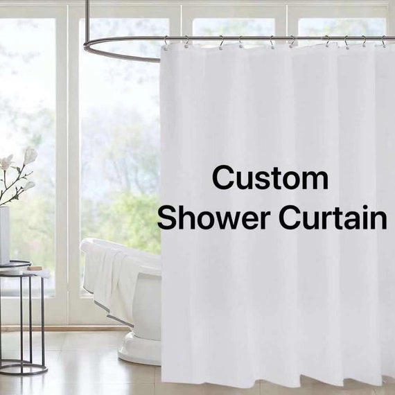 Cat Back Shower Curtain Set With 12 Hooks Fabric Bathroom Shower Curtain Set With 12 Hooks Fabric, Animal Print Shower Curtain Set