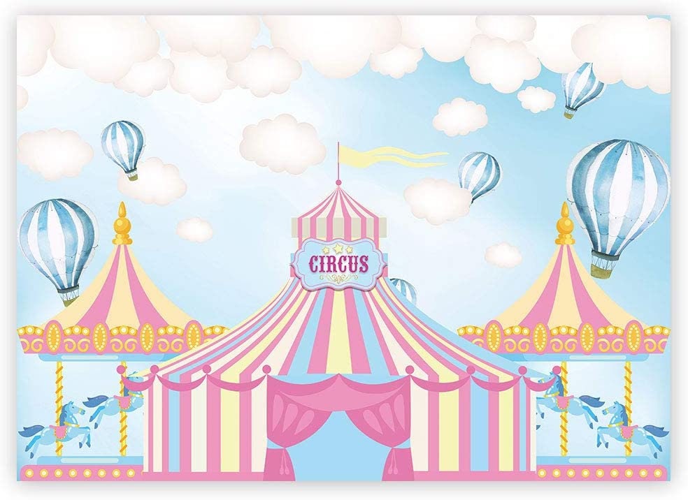 Están deprimidos conductor Contando insectos Carpas de circo rosa Fiesta temática Telón de fondo Carnaval - Etsy España