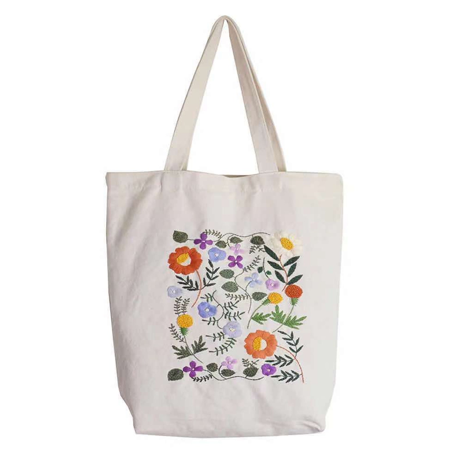 Embroidery Kit Canvas Bag For BeginnerDIY Craft KitFloral Etsy