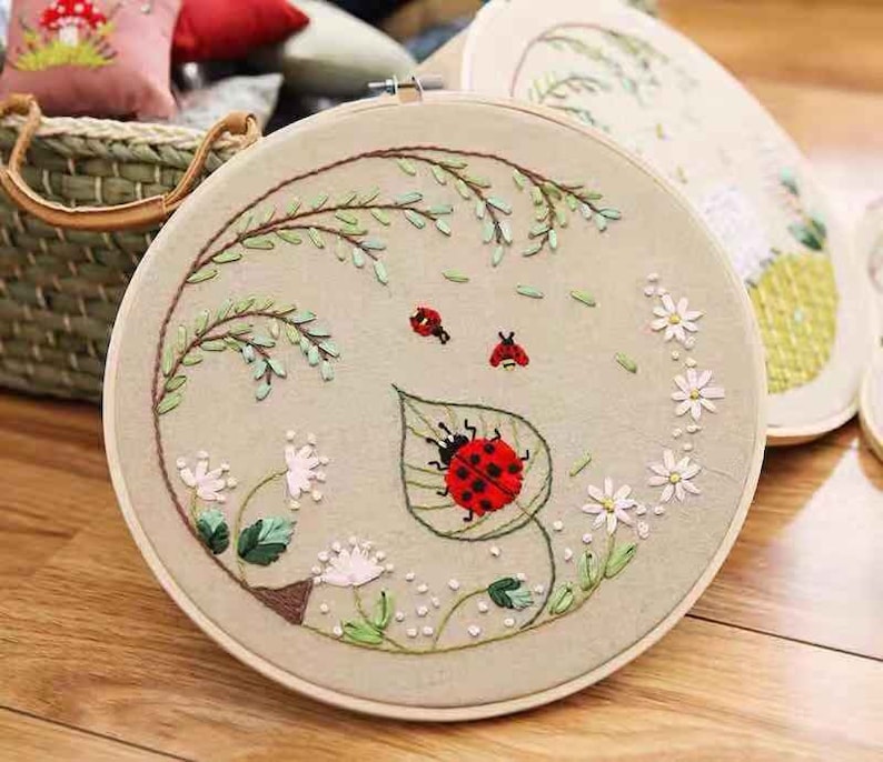 Hand Embroidery KitModern Embroidery KitEmbroidery Printed Etsy