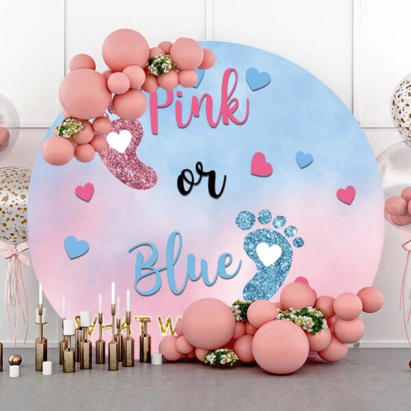 Gender Reveal Backdrop for Photoshoot Etsy