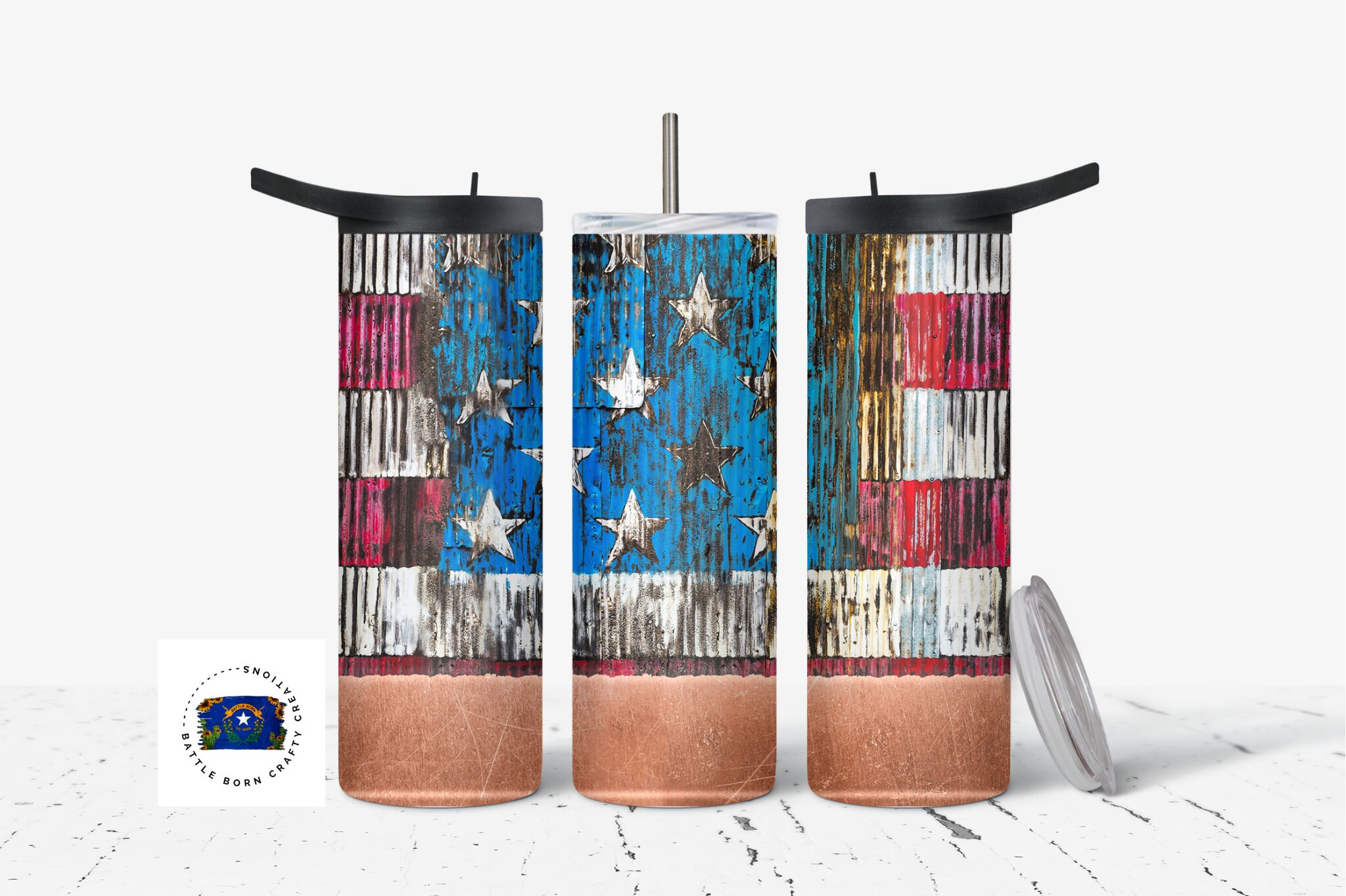 Rustic American Flag Shotgun Shell Tumbler - Etsy