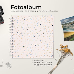 Fotoalbum - Colorful Dots | Spiralbindung
