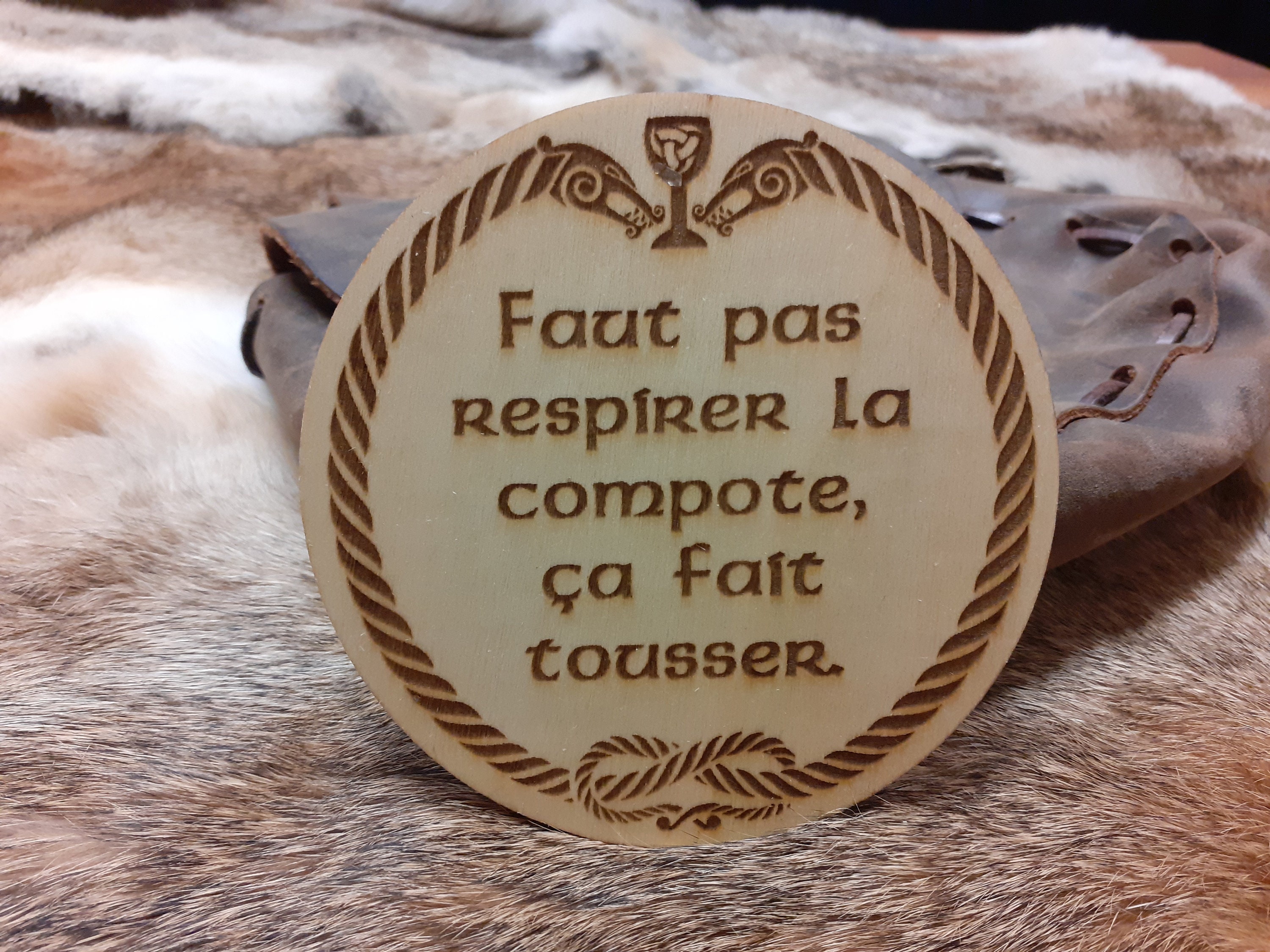 Sous-Verre Kaamelott à L'unité | Contour Foncé