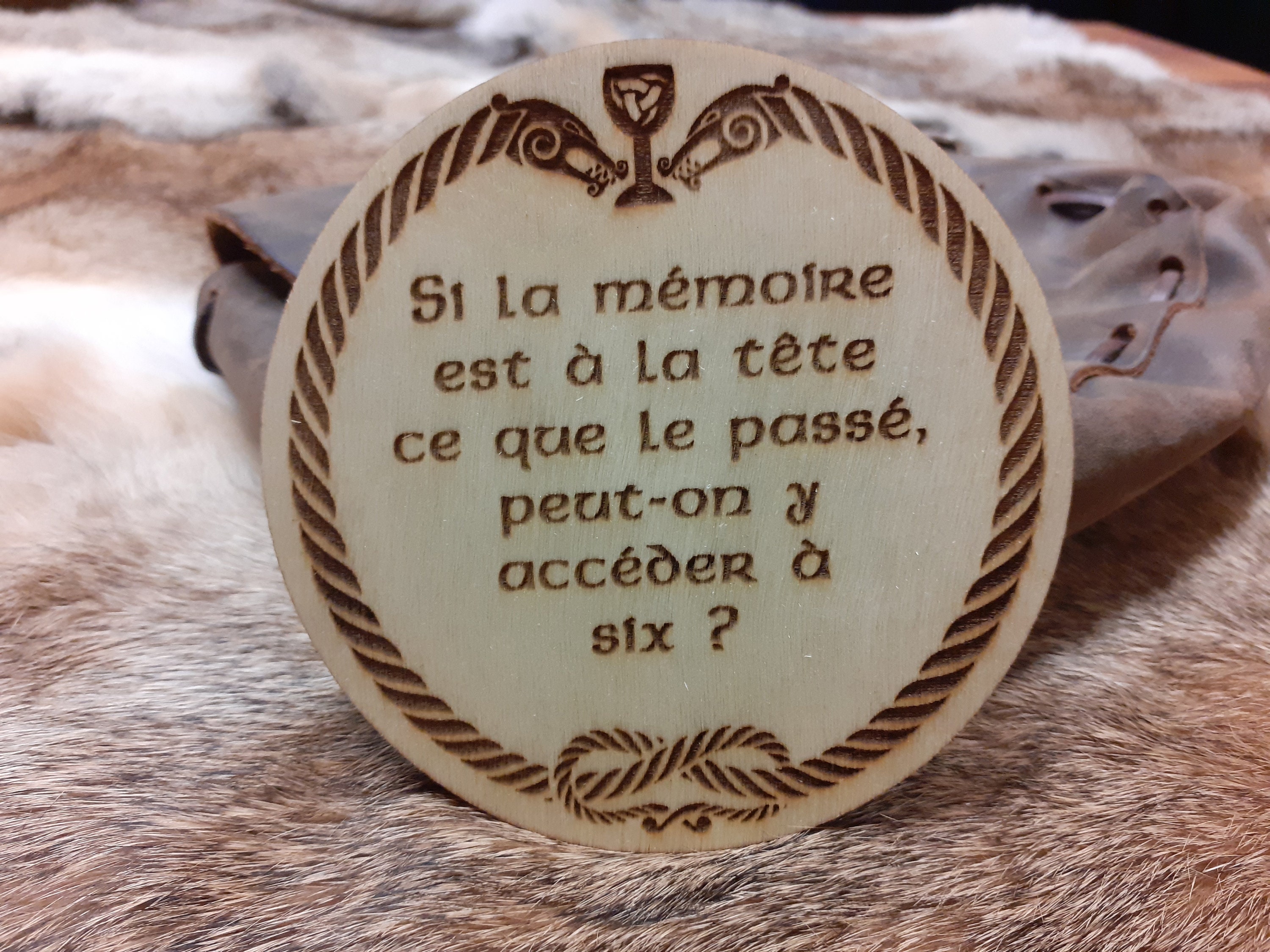 Sous-Verre Kaamelott à L'unité | Contour Foncé