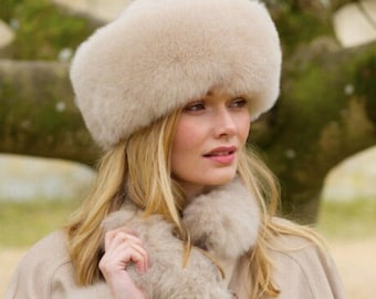 Taupe Sumac Luxury Alpaca Fur Hat | Ethical | Sustainably Made in Peru | Lacorine
