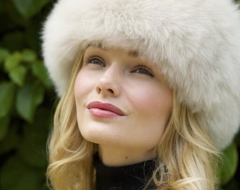 Oyster Sumac Luxury Alpaca Fur Hat | Ethically + Sustainably Made in Peru | Lacorine