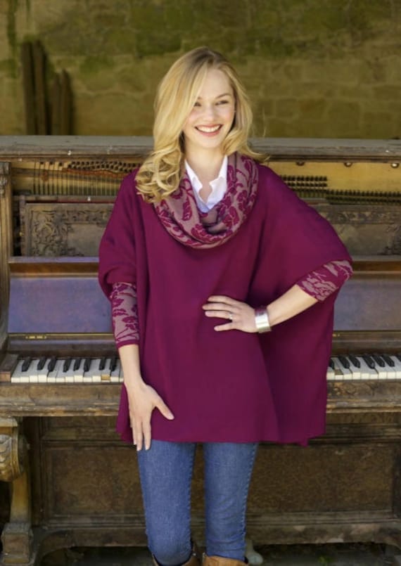 Poncho jumper hotsell with sleeves