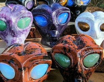 Crystal Alien Head Crystal Alien Head
