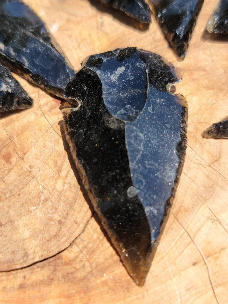 Mini Obsidian Arrowheads Obsidian Arrow Heads Dragon Glass | Etsy
