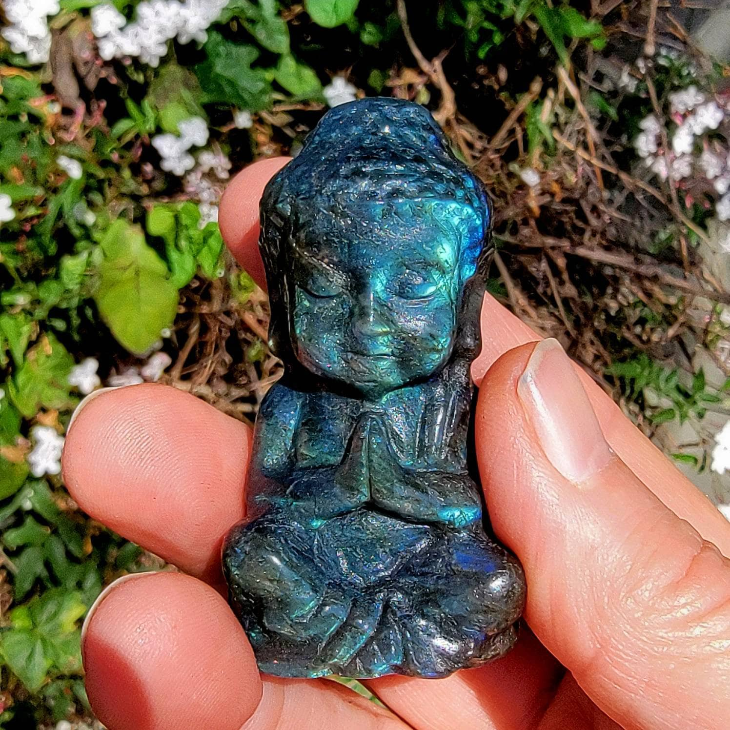 Crystal Buddha - Etsy