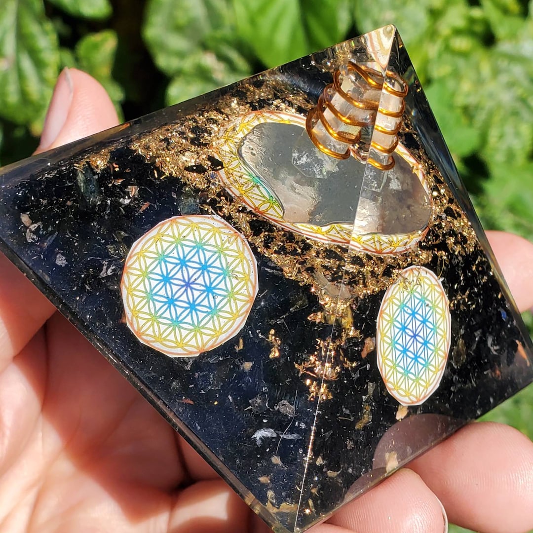 Large Orgonite Pyramids Large Orgonite Pyramids, Orgone Pyramids, Tourmaline Orgone Pyramids ...