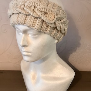 Crochet Headband for women, Crochet Ear Warmers, Braided headband PDF pattern only, headband pattern, easy crochet pattern, headband pattern