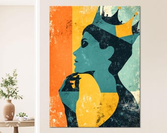A Queen In Her Crown // Canvas Print