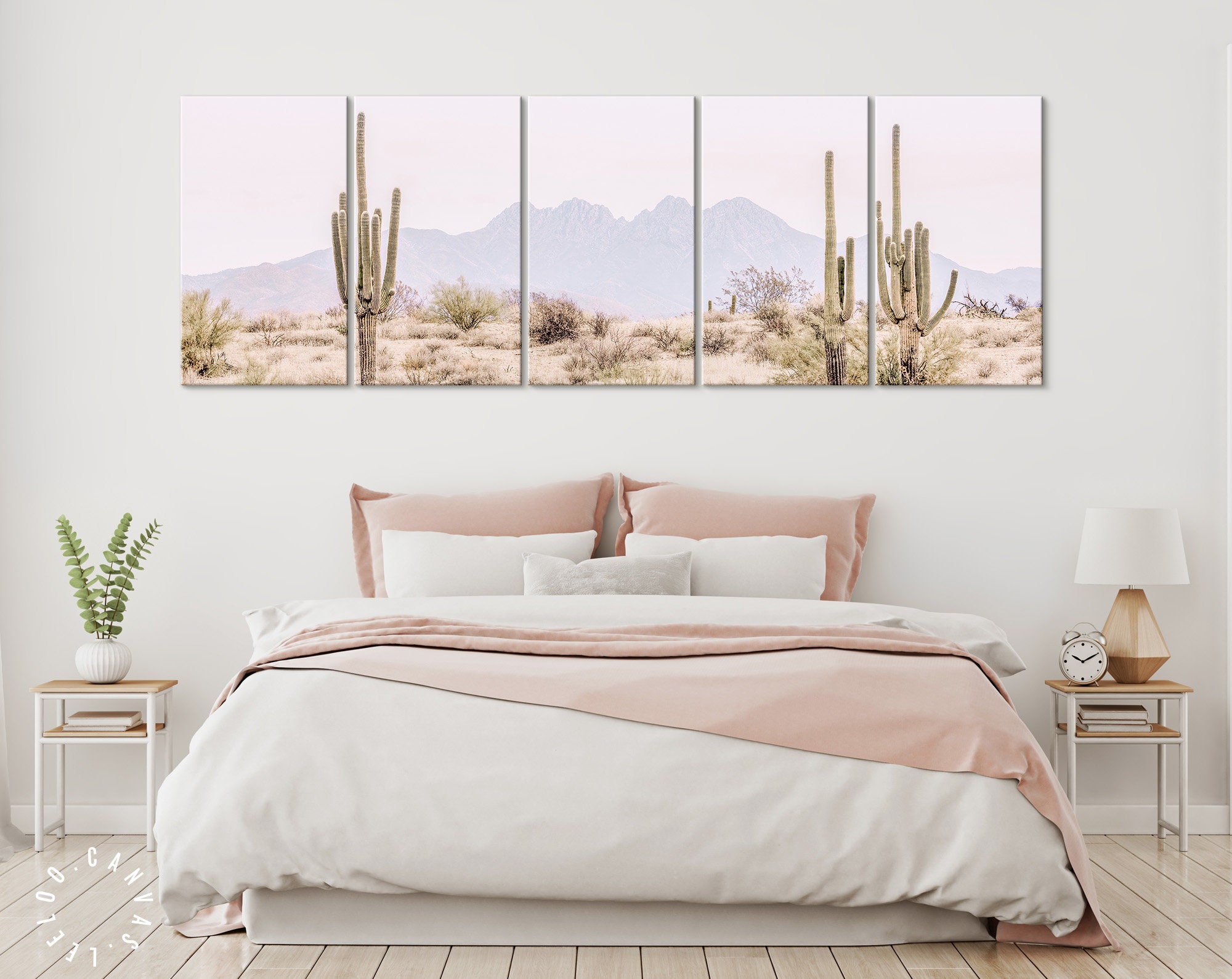 Arizona Desert Extra Large Canvas Print // the Four Peaks and Etsy