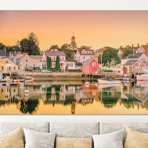 Portsmouth Canvas Print // Portsmouth New Hampshire USA // Canvas Wall Art