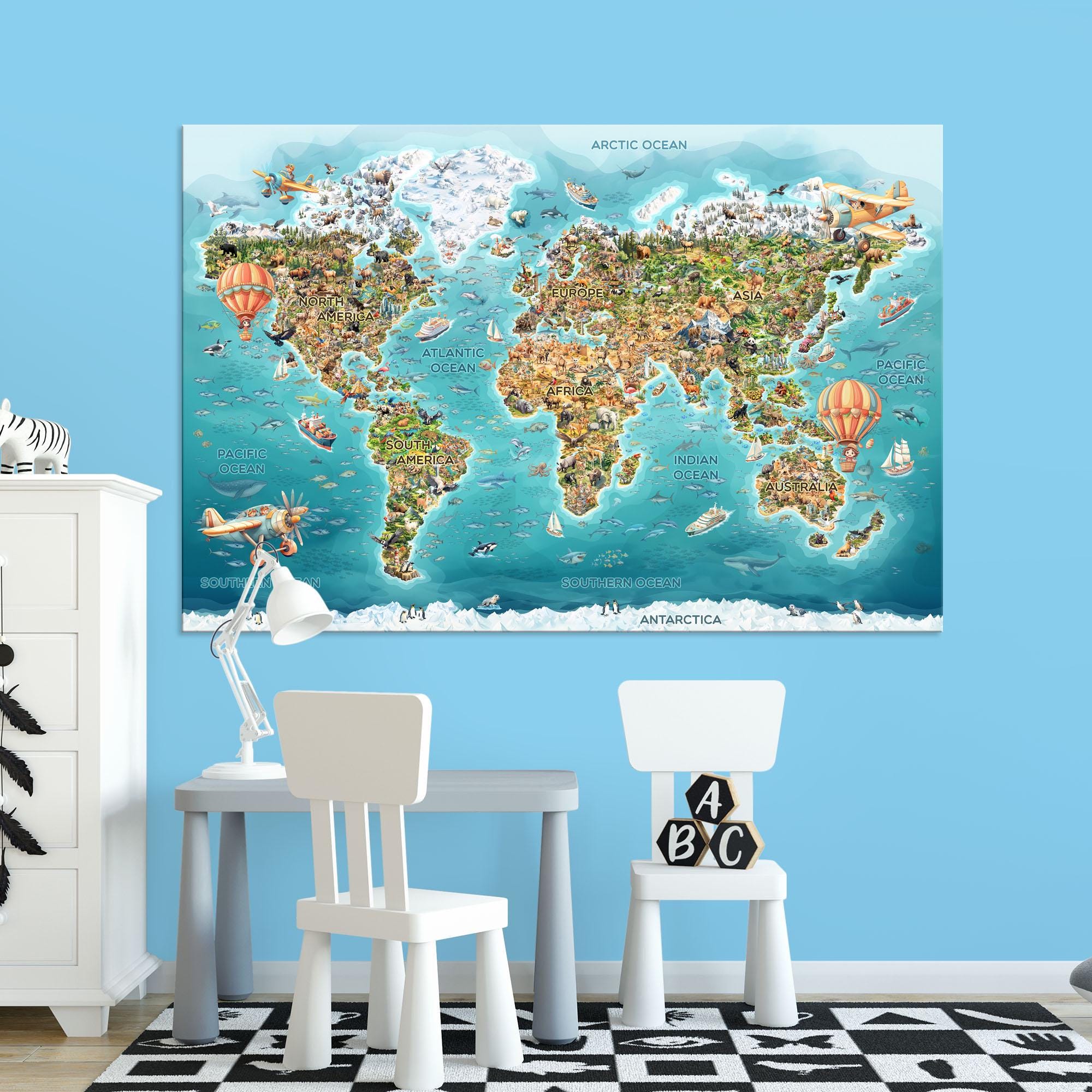 Fish World Map Australia