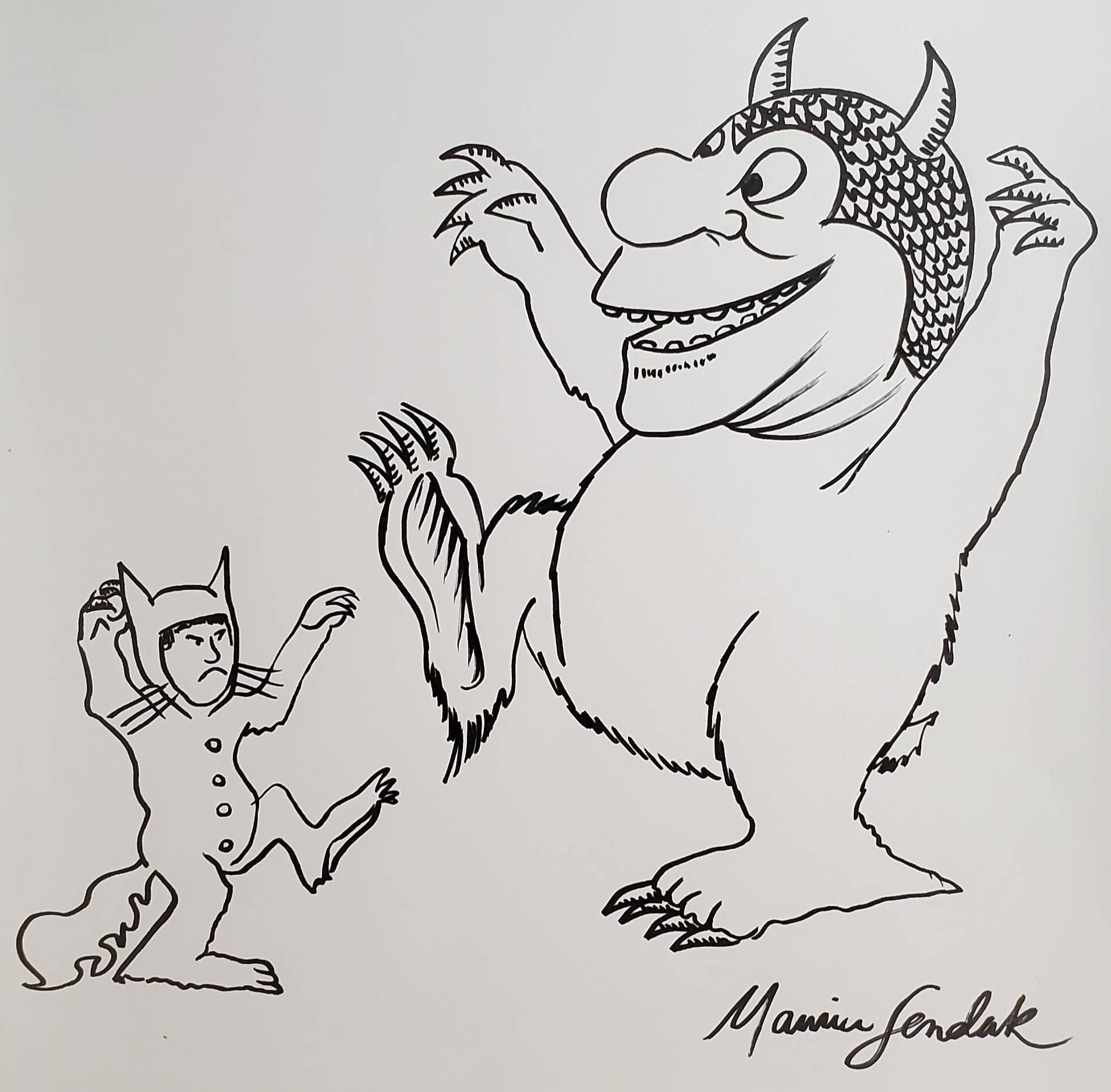 Where the wild things are coloring pages