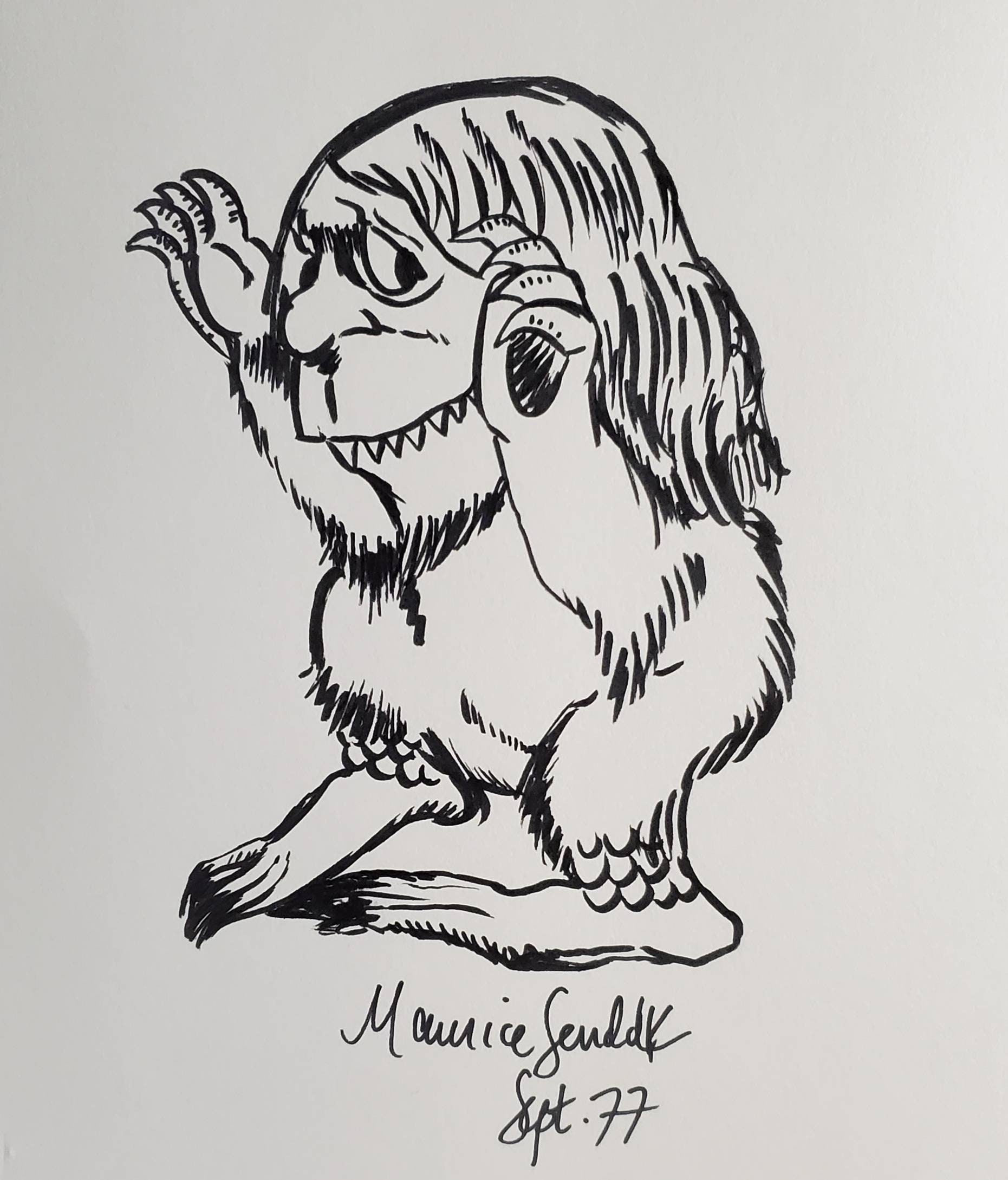 Where The Wild Things Are Monsters Drawing