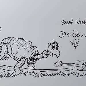 Schildkröte und Schnecke Kunstwerk, Seuss Charakter Tuschezeichnung Katze in der Katze, Tusche Illustration Zeichnung Kunstwerk, Seuss Charakter Zeichnung auf Papier