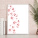Floral Printable, Pink Flower Wall Art, Pink Wall Decor, Pink Prints ...