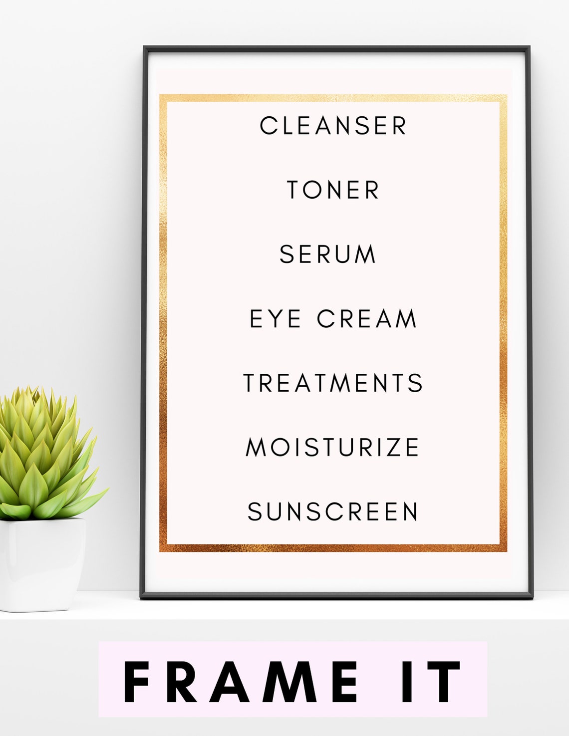Skincare Routine Printable - Skincare - Printable - Etsy
