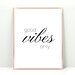 Good Vibes Only, Good Vibes Printable, Simple Wall Art, Minimalist ...