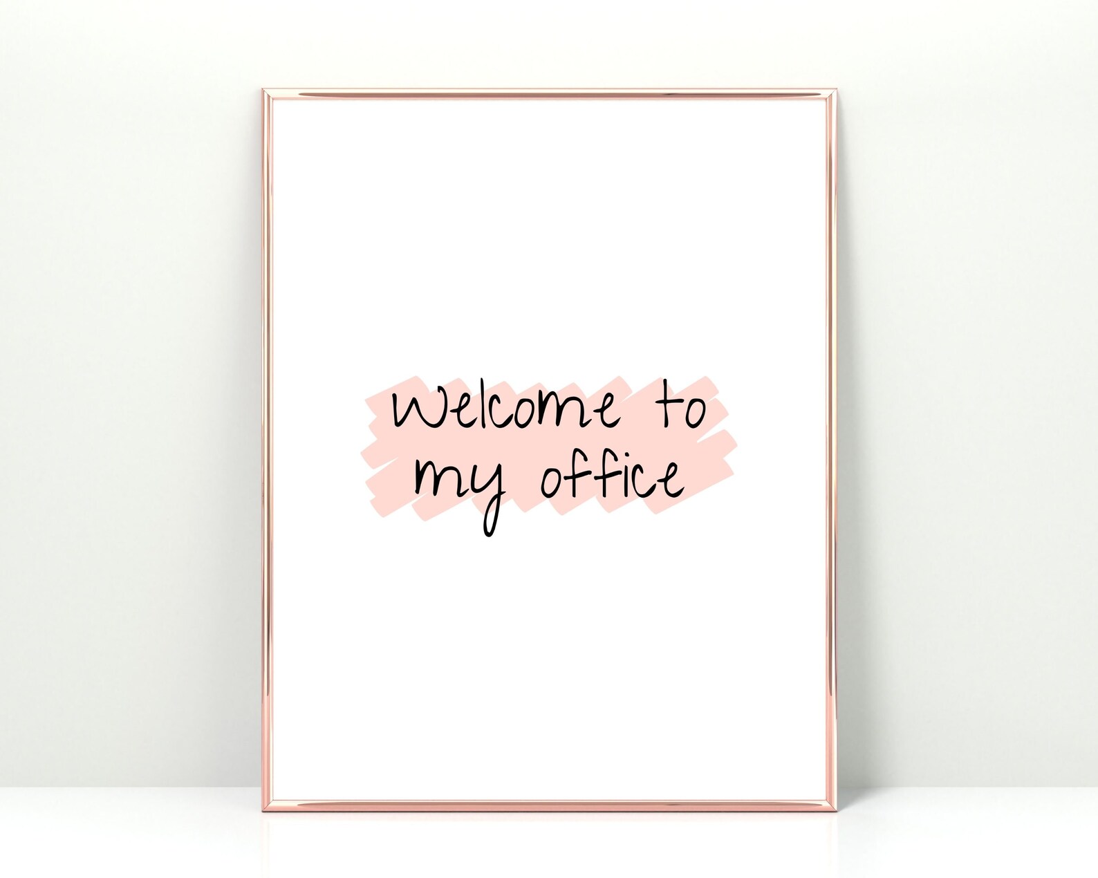 to My Office Printable Pink Office Decor Cute Office Etsy