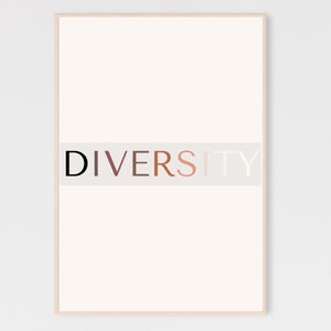 Inclusive classroom decor, diversity poster, classroom decor, diversity prints, digital download, inclusive decor, classroom poster, diverse
