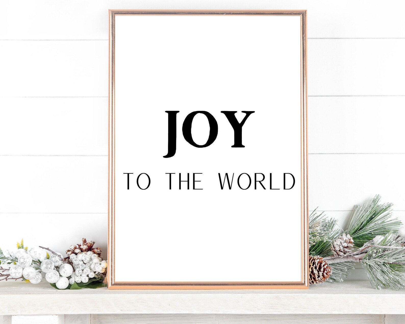 Joy to the World Printable Joy to the World Christmas Decorations ...