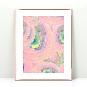 cartel rosa abstracto, rosa mármol imprimible, impresiones de acuarela, decoración de pared de mármol, impresión de oficina abstracta rosa grande, decoración de pared, decoración del hogar