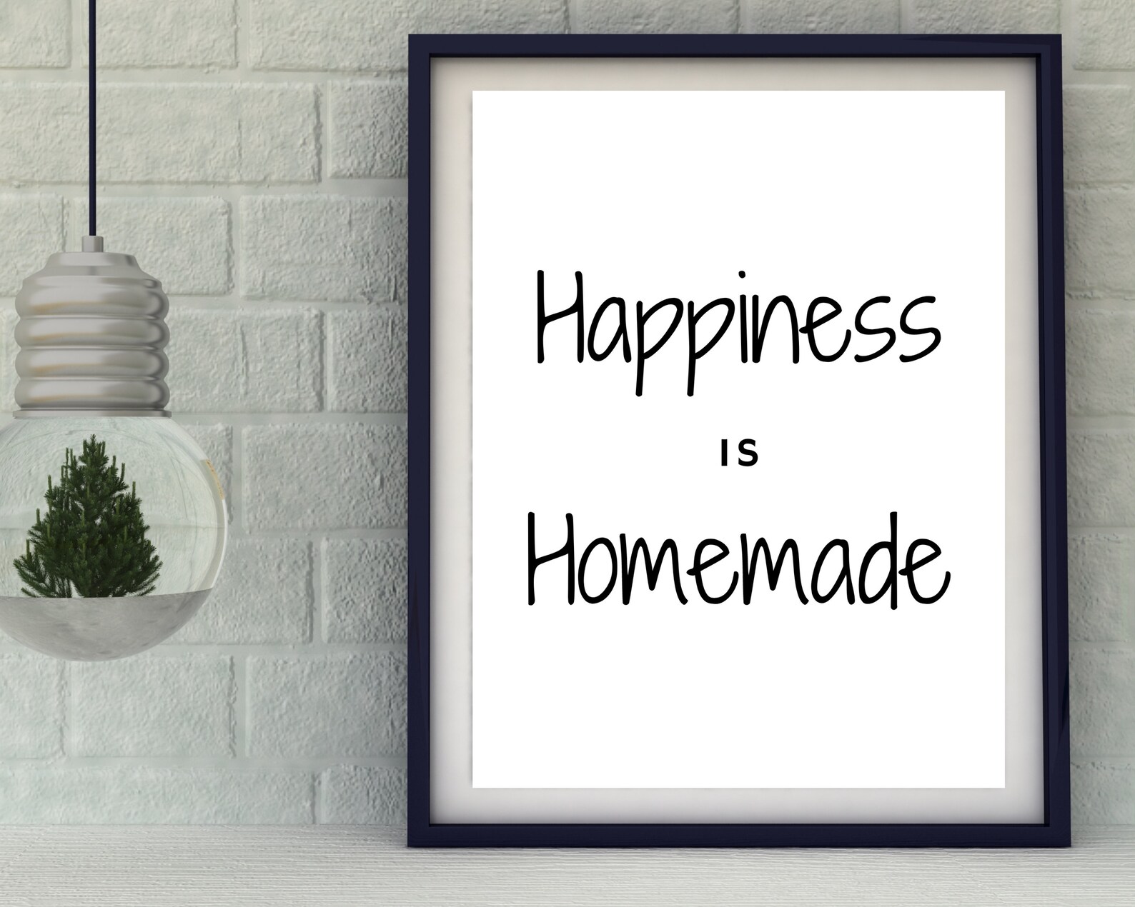 Happiness is Homemade Printable Cute Wall Art Kitchen - Etsy UK