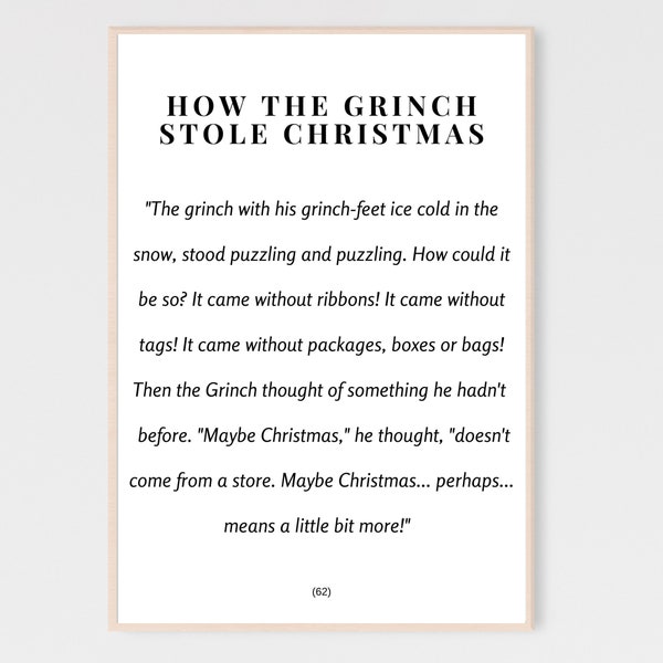 The Grinch Quote Etsy