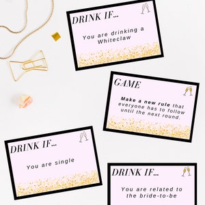 Bachelorette Party Games Printable - Drinking Games - Printable ...