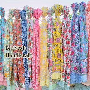 Indian Block Print Sarong, Sarong Beach Wrap, Cotton Sarong, Pareo, Block Print Scarf, Summer Beach Pareo , Size 44x72 Inch
