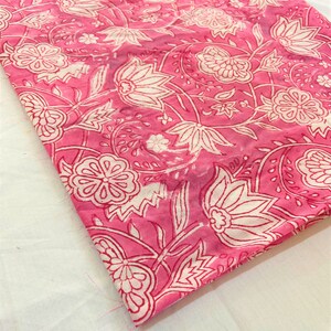 Block Print Fabric By Yard Assorted Floral Print Fabric Indian 100 % Pure Cotton Fabric, Dressmaking Fabric, Sewing, Crafting, Upholstery BH - 07