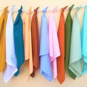 Tovaglioli di cotone 50 pezzi Set riutilizzabili ecologici tovaglioli per feste per matrimonio lavabili decorazione da tavola 9x9"-Cocktail 20x20"-Cena tutte le dimensioni