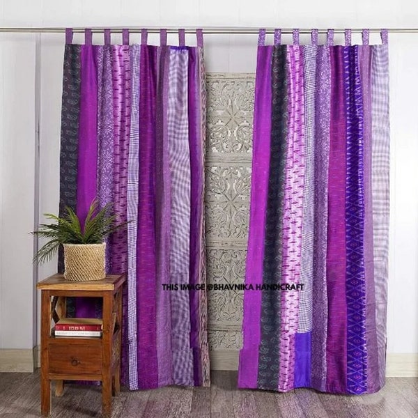 Boho Silk Curtains Etsy