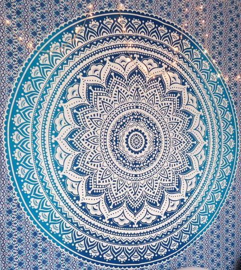 Asciugamano Di Spiaggia Di Mandala Rotondo, Asciugamano Da Spiaggia Boh&eacute;mien Hippy Boh&eacute;mian