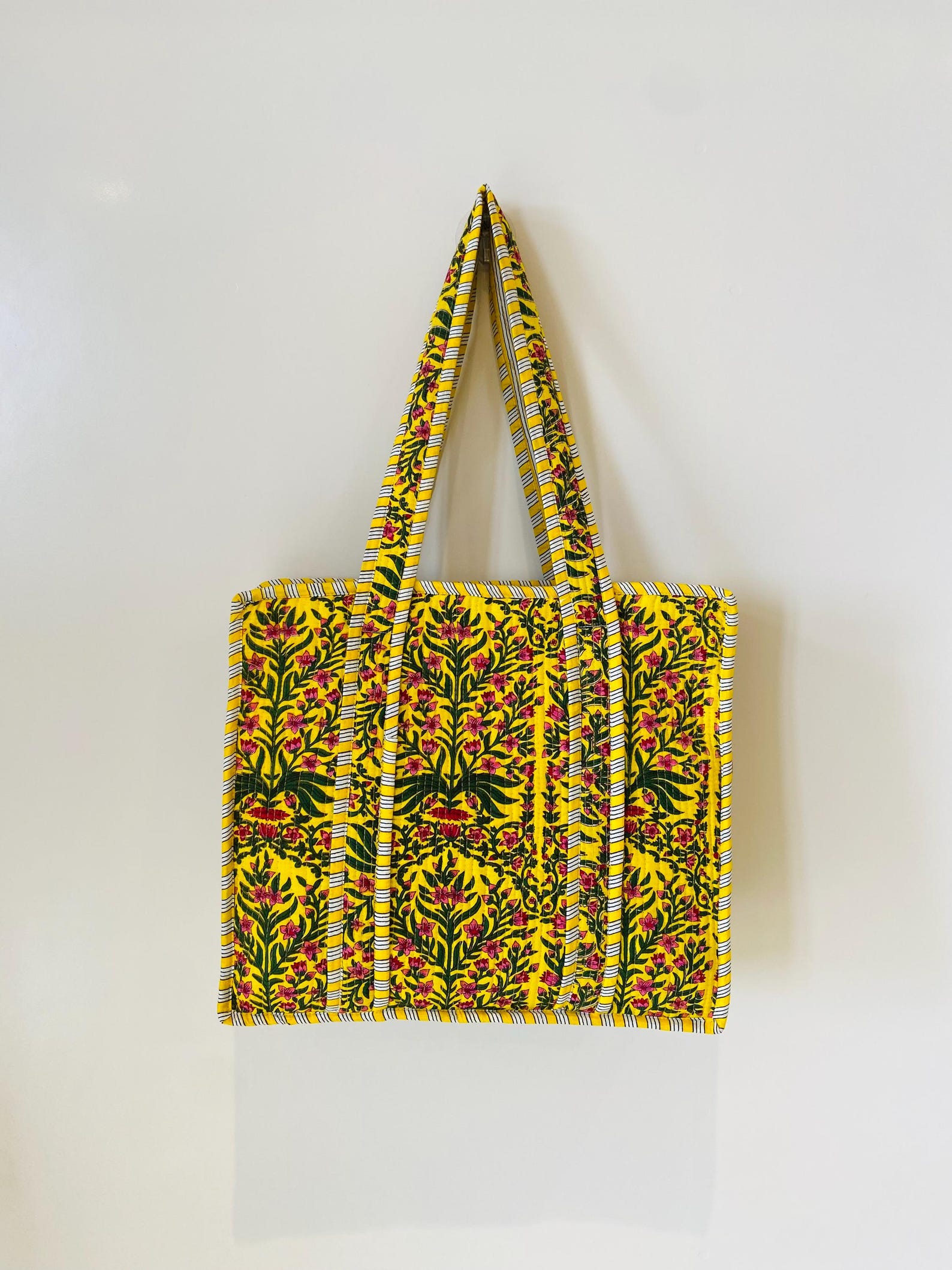 Handmade Patchwork Tote Bag, Indian Making Quilted Tote Bags, Eco Friendly Boho Shopper Bags, Vintage Shoulder Bag, Women's Carry Bag - 6 main image 1