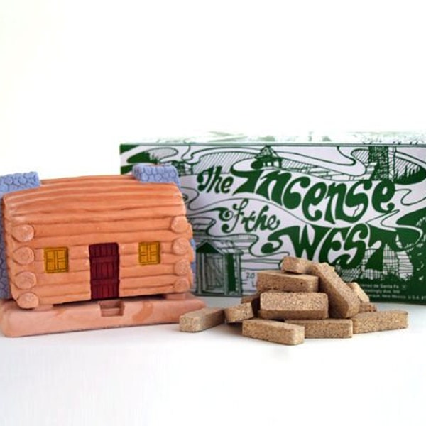 Log Cabin Incense Burner