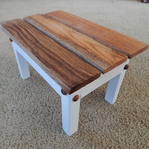 Child's Wooden Step Stool / Bench