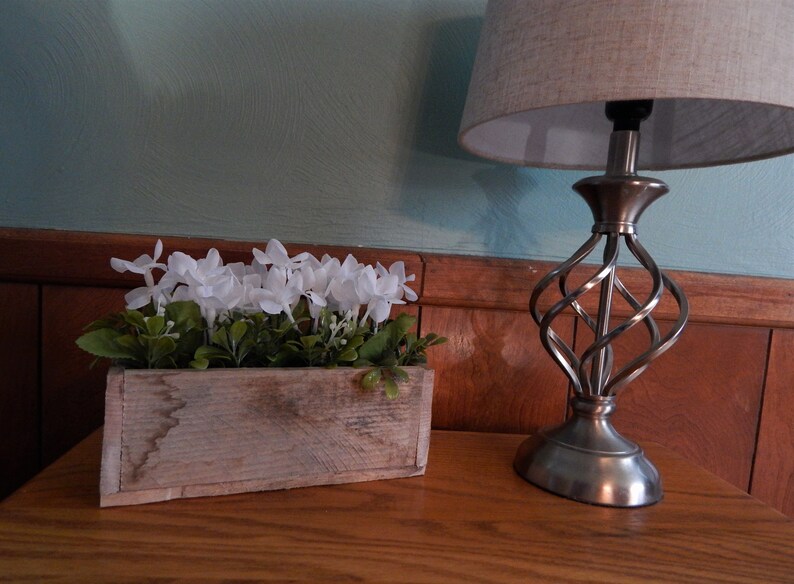 Small Rustic Wooden Box With Wildflowers - Etsy