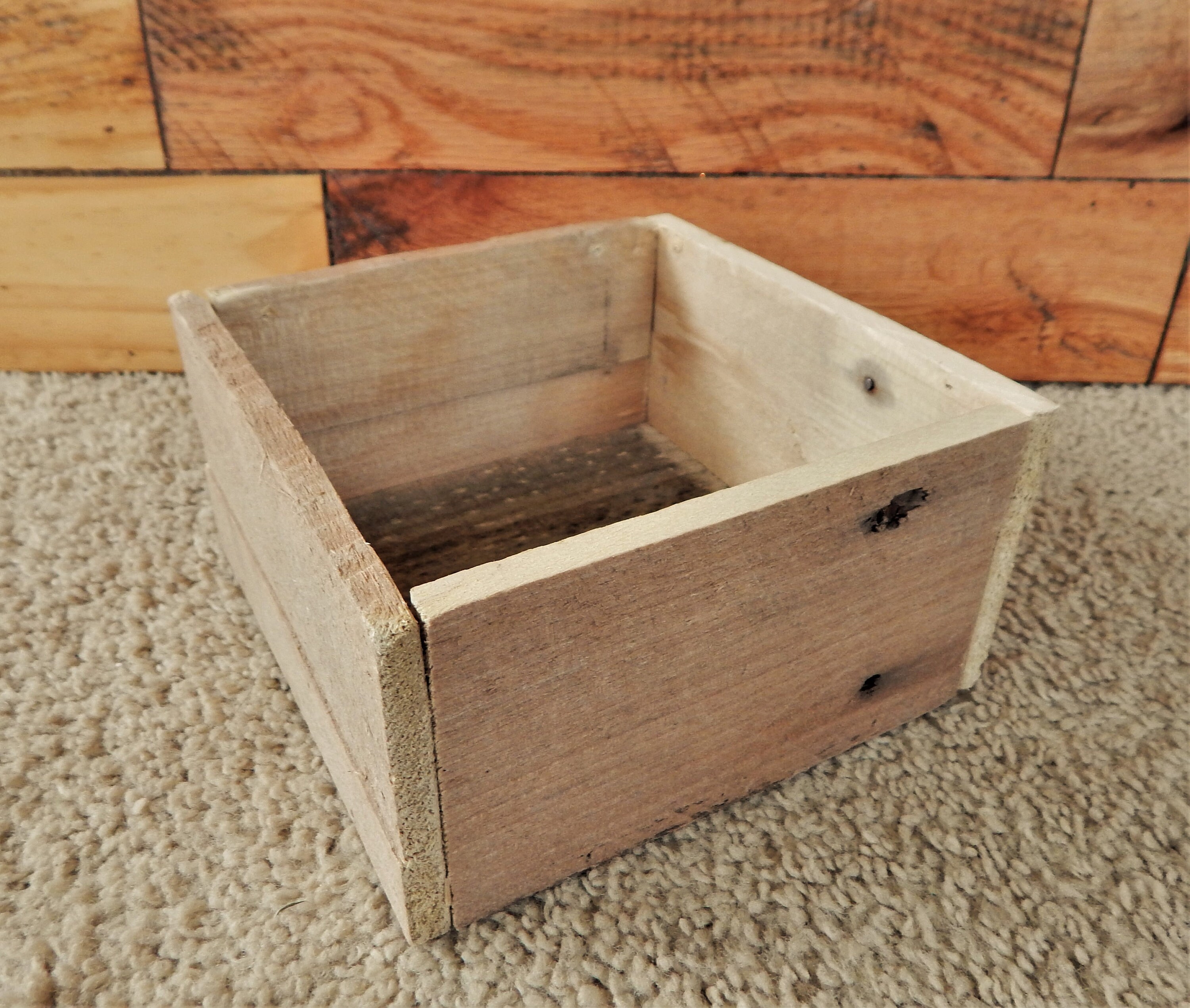 Cajas de madera recuperadas rústicas multiusos Ideal para Etsy