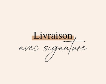 Recommended delivery with signature