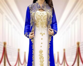 kaftan wedding guest dress