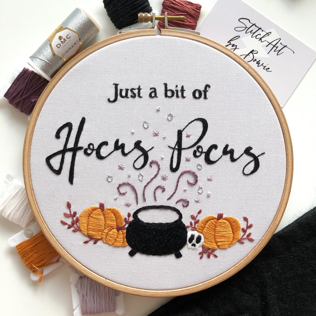 Halloween Embroidery PDF Digital Pattern Etsy